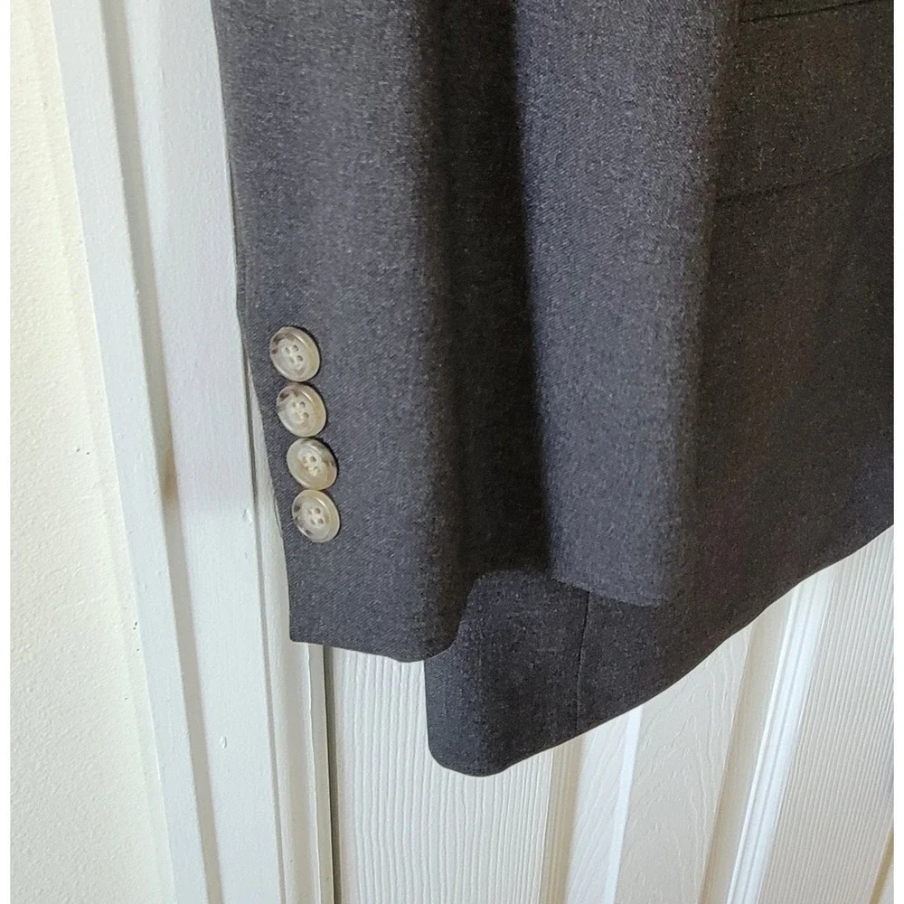 Racquet Club Mens 2 Piece Suit Charcoal Gray 42 Blazer 38x32 Pants KG Mens Store